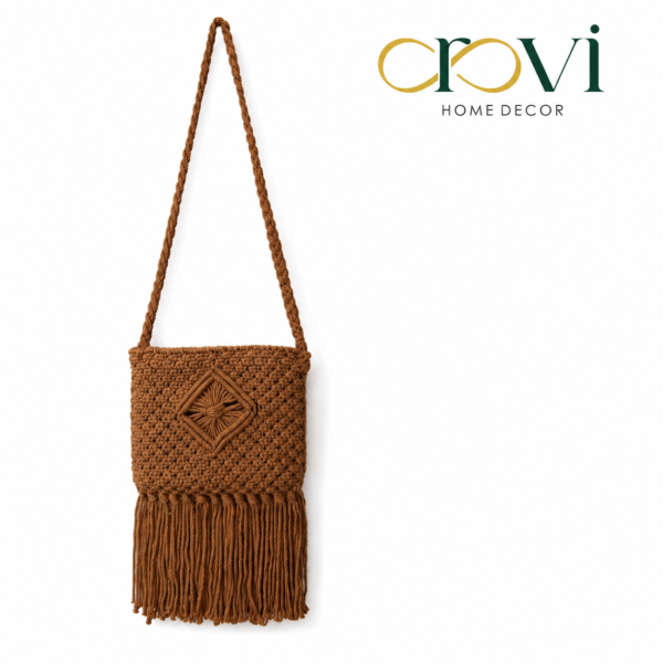 OROVI Tierra Macramé Sling Bag