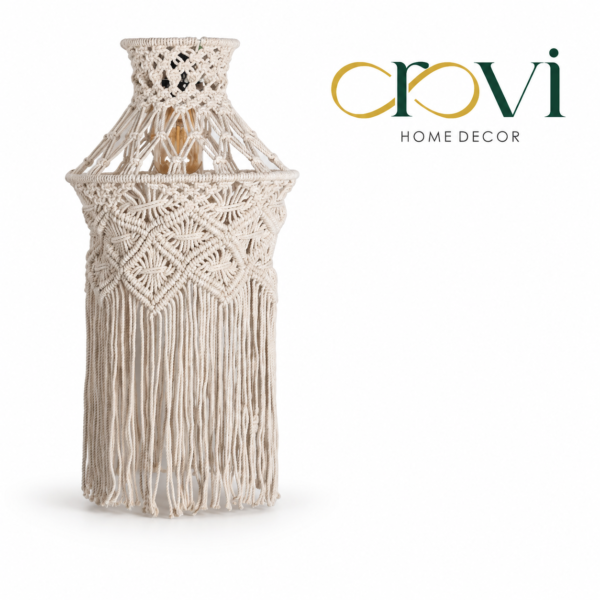 OROVI Maison Macramé Loom Lamp