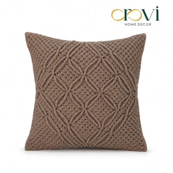OROVI Aranya Handwoven Rope Cushion Cover