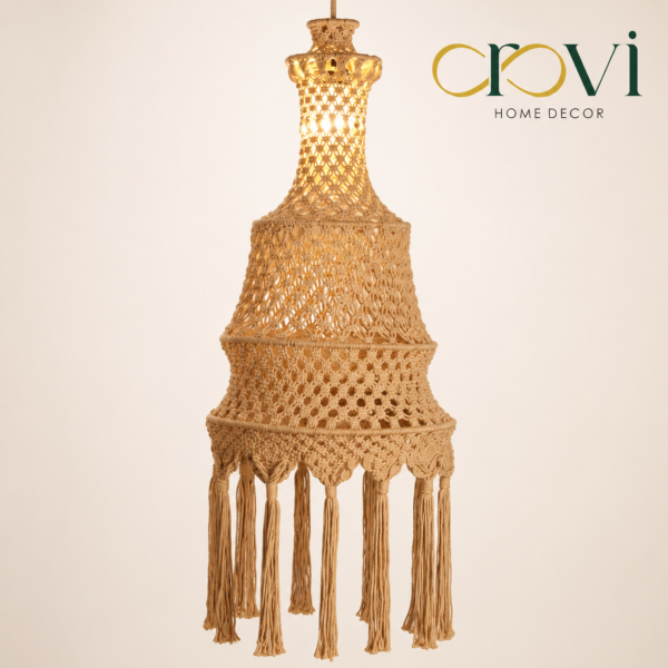 OROVI Aurelia Handwoven Rope Pendant Lamp